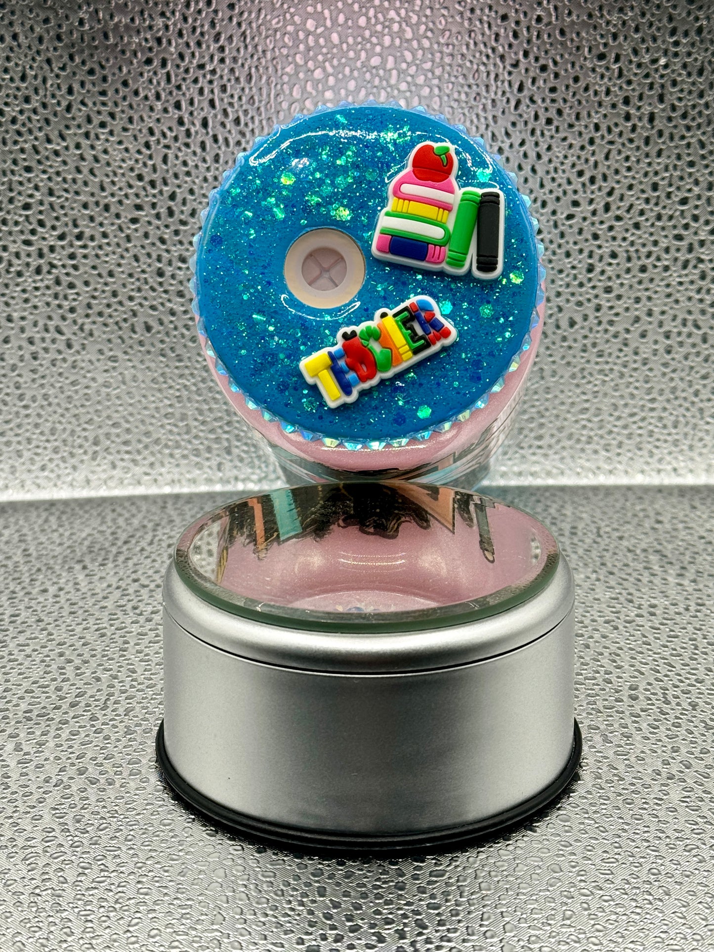 Teacher Life Ombré Glass Can