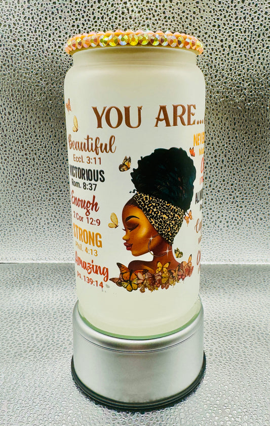 Inspirational Frosted Drink Can